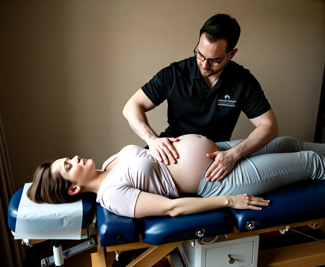Prenatal and pelvic chiropractic care being delivered at The Glen Chiropractic & Acupuncture in Minnetonka, MN