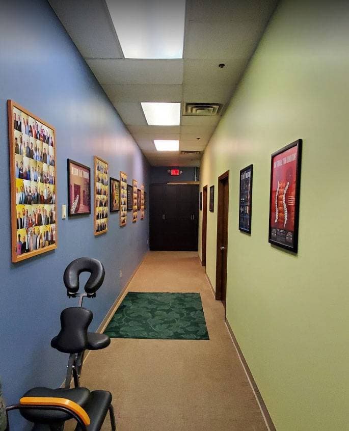 Hallway inside The Glen Chiropractic & Acupuncture in Minnetonka, MN, serving Edina patients